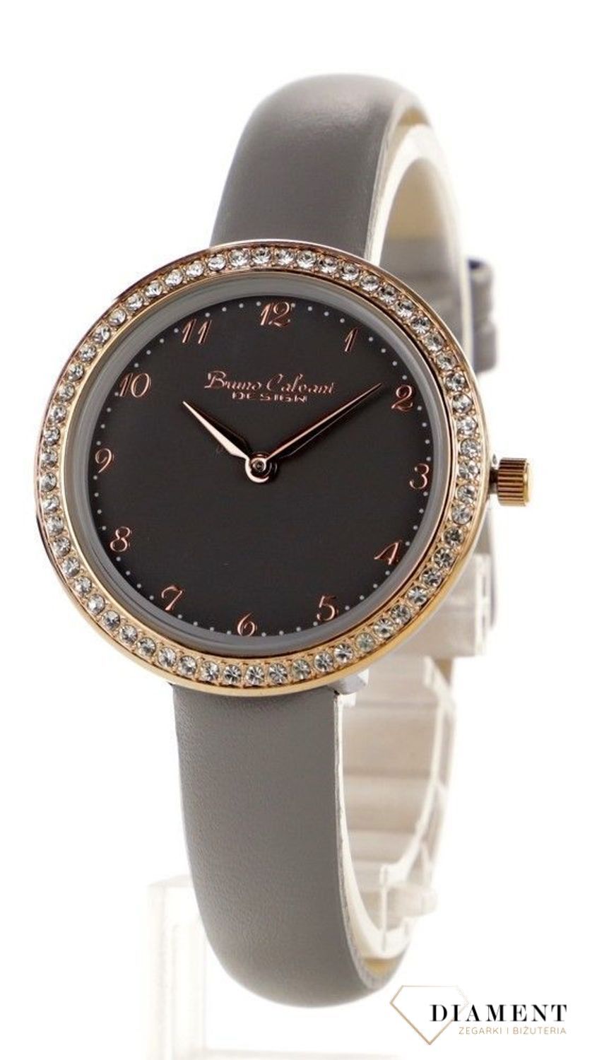 Zegarek damski na szarym pasku Bruno Calvani BC9894 ROSEGOLD szary pasek.jpg